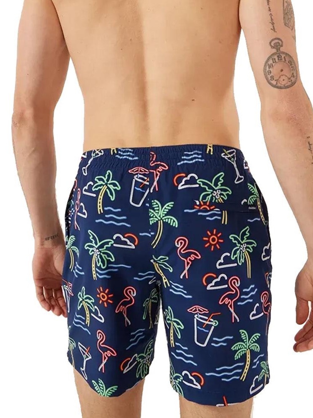 Chubbies The Neon Lights Classic Trunks Large Shorts Size Medium 6” No Liner - Picture 2 of 8